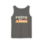 Retro Vibes Tank Top - Unisex Summer Apparel, Casual Wear, Beach Attire, Vintage Style, Gift for Friends