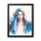 Framed Canvas Art Print, Spiritual Decor, Religious Artwork, Wall Decor, Gift for Faith, Elegant Home Decoration