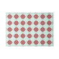 Peppermint Pattern Glass Cutting Board — Festive Candy Kitchen Board