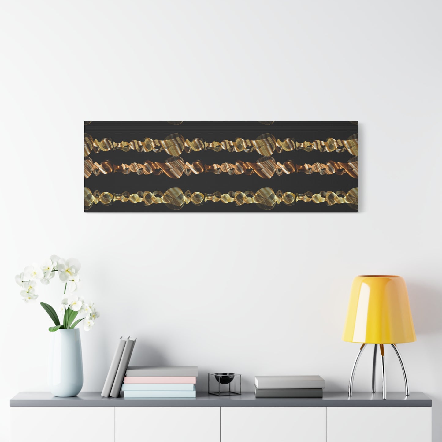 Artistic Canvas Gold and Black