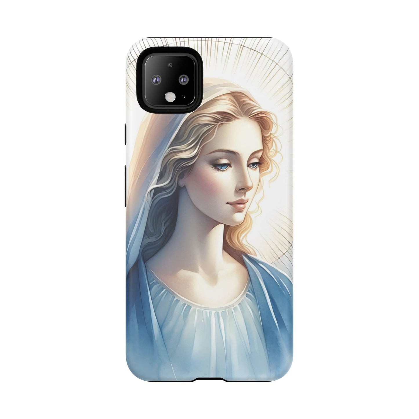 Beautiful Mary Phone Case, Tough Phone Case, Inspirational Tech Accessory, Gift for Her, Religious Phone Cover