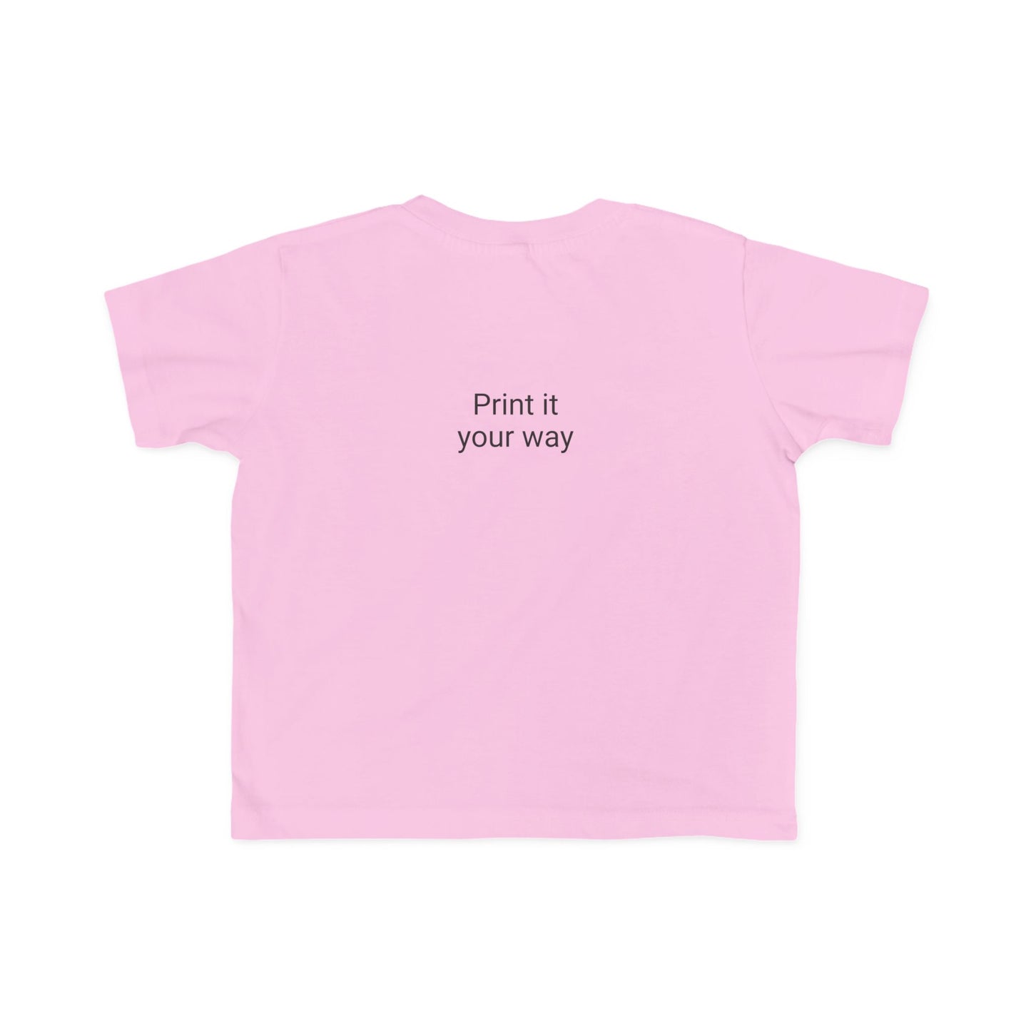 Colorful Toddler Tee - Perfect for Back to School, Kids' Birthday Gift, Playdates, Everyday Wear, Print Your Way