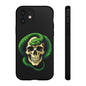 Skull & Snake Phone Case | Tough Cases, Protective Cover, Edgy Phone Accessories, Gothic Gift, Halloween Decor