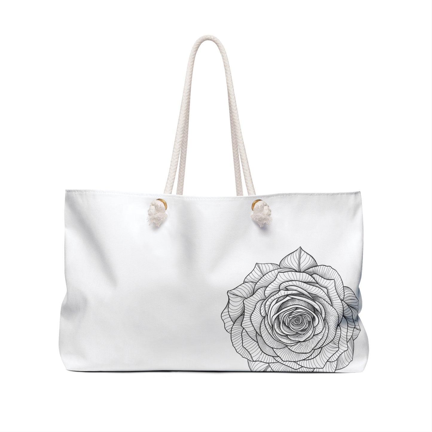 Elegant Floral Weekender Bag | Travel Tote | Perfect for Weekend Getaways, Beach Days, Birthdays, Holidays, and Travel