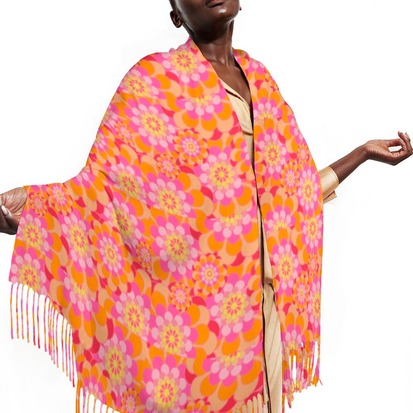 Cashmere-like Tassel Scarf