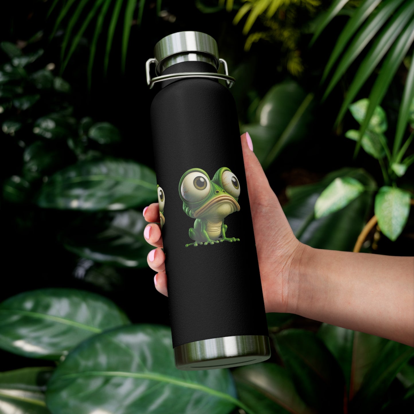 Frog-Themed Insulated Water Bottle, Funny Gift for Nature Lovers, Reusable Hydration Flask, Eco-Friendly Travel Mug, Summer Adventure [...]