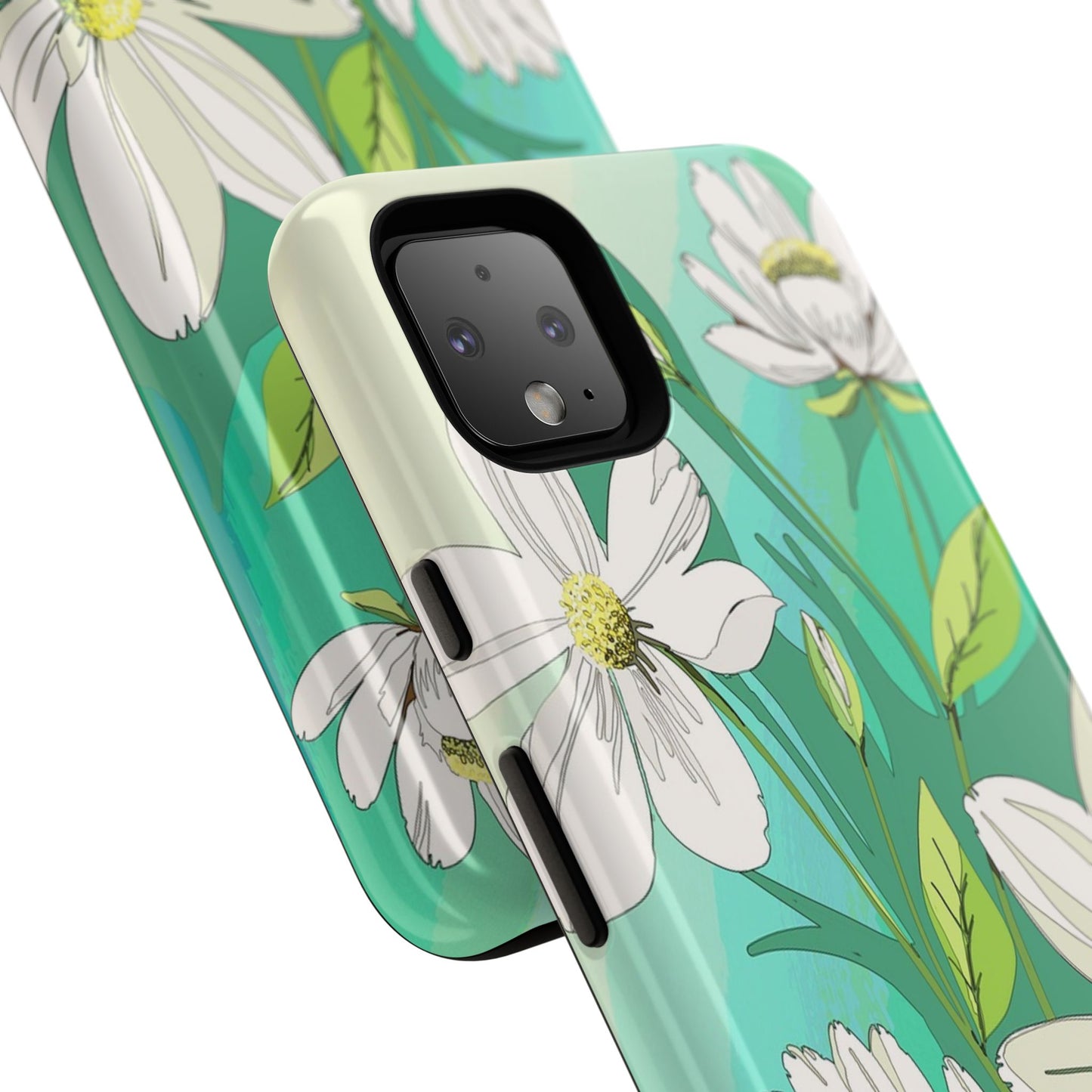 Floral Phone Case, Tough Cases, Flower Design, Nature Inspired, Eco-Friendly Cover, Unique Gift for Her, Spring Accessories