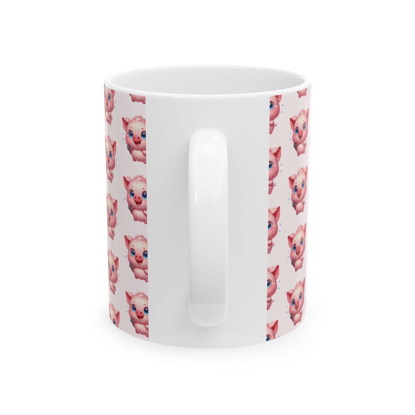 Adorable Piggy Ceramic Mug | Cute Animal Coffee Cup for Gifts, Home, Kitchen Decor, Birthdays, Animal Lovers