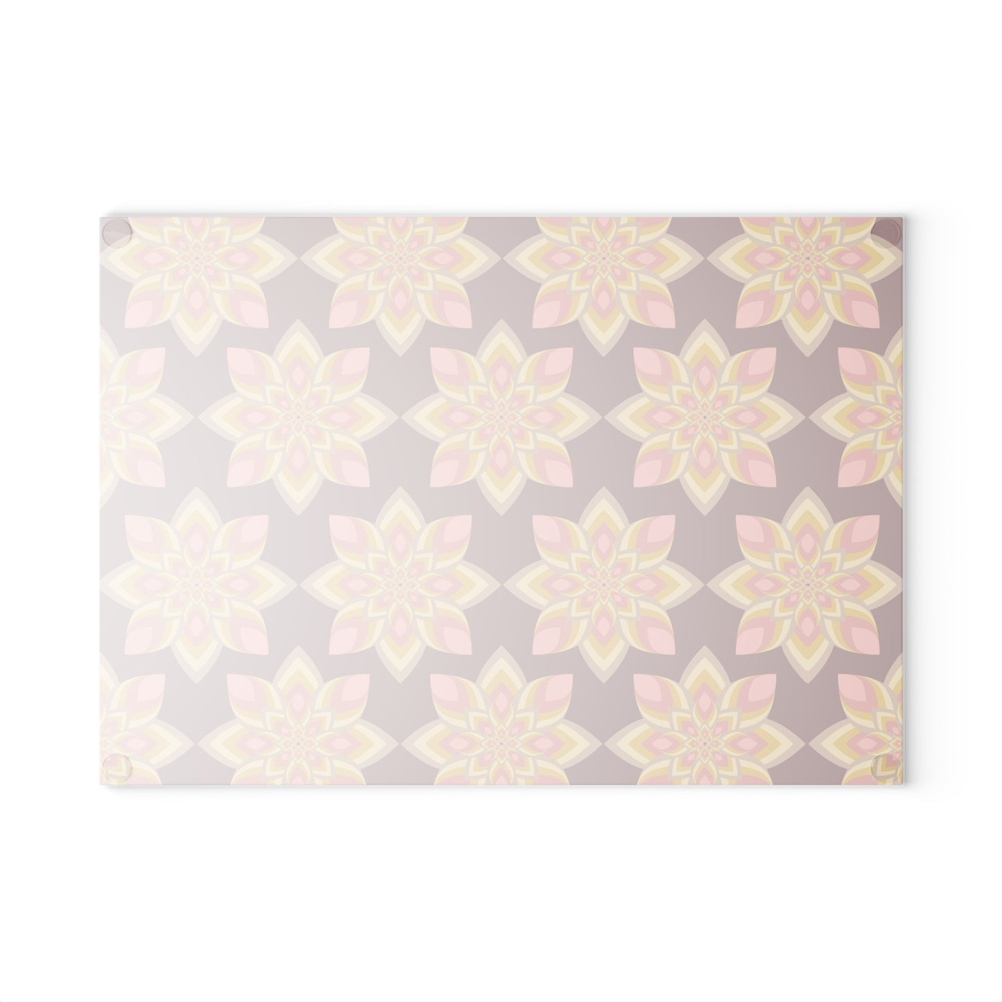 Elegant Floral Glass Cutting Board - Kitchen Decor, Gift for Her, Housewarming, Wedding Registry, Cooking Essential