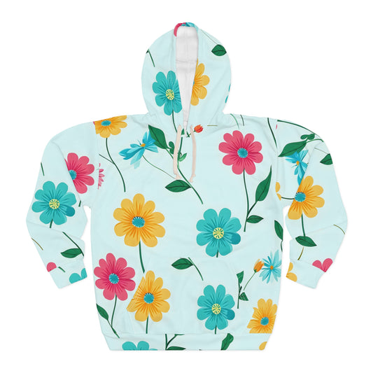 Floral Spring Hoodie — Pastel Daisy