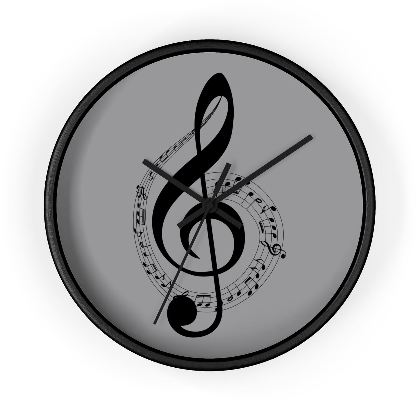 Musical Notes Wall Clock, Perfect Gift for Musicians, Home Decor