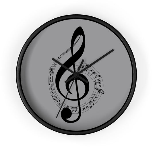 Musical Notes Wall Clock, Perfect Gift for Musicians, Home Decor
