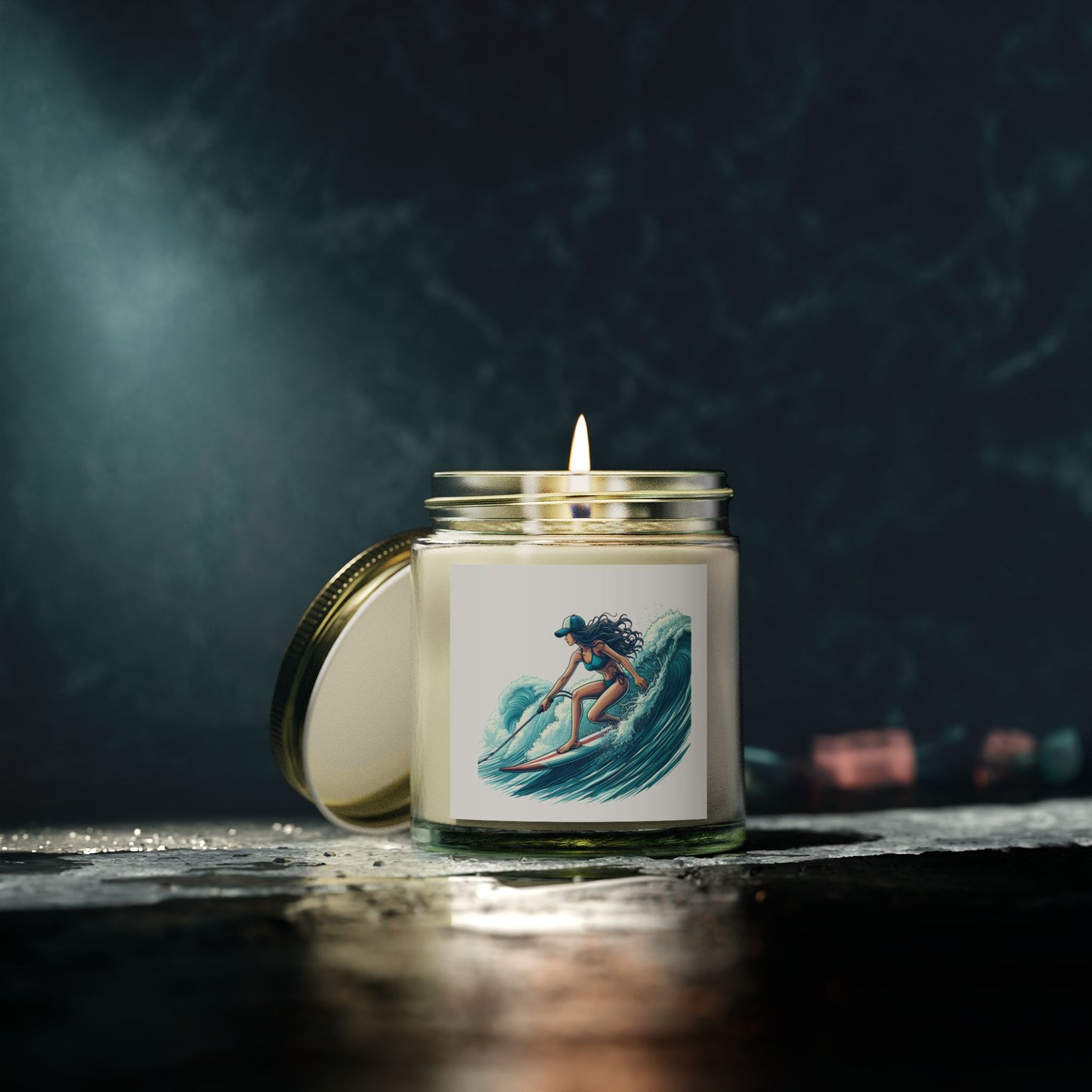 Scented Candles, Coconut Apricot Wax (4oz, 9oz)