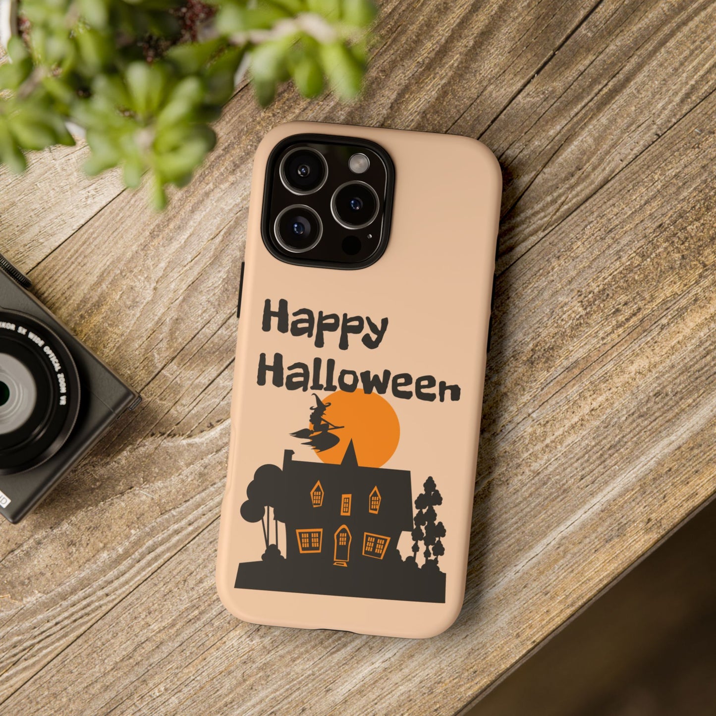 Halloween Phone Case, Spooky Mobile Cover, Tough Case for Phone, Witch Design, Fall Decor, Unique Gift for Halloween
