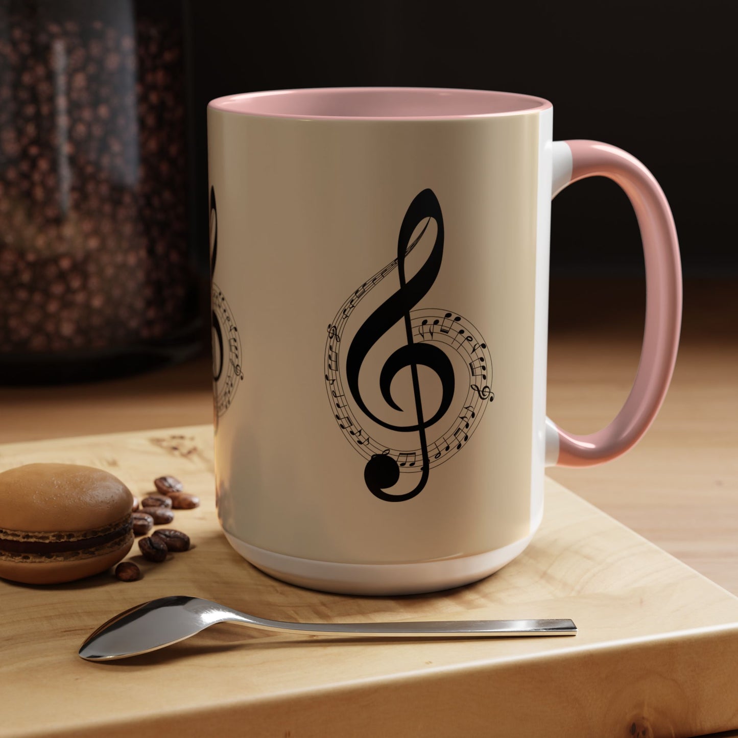 Musical Notes Coffee Mug - Perfect Gift for Music Lovers