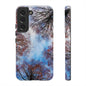 Skyward Trees Phone Case — Nature Forest Canopy Protective Tough Case