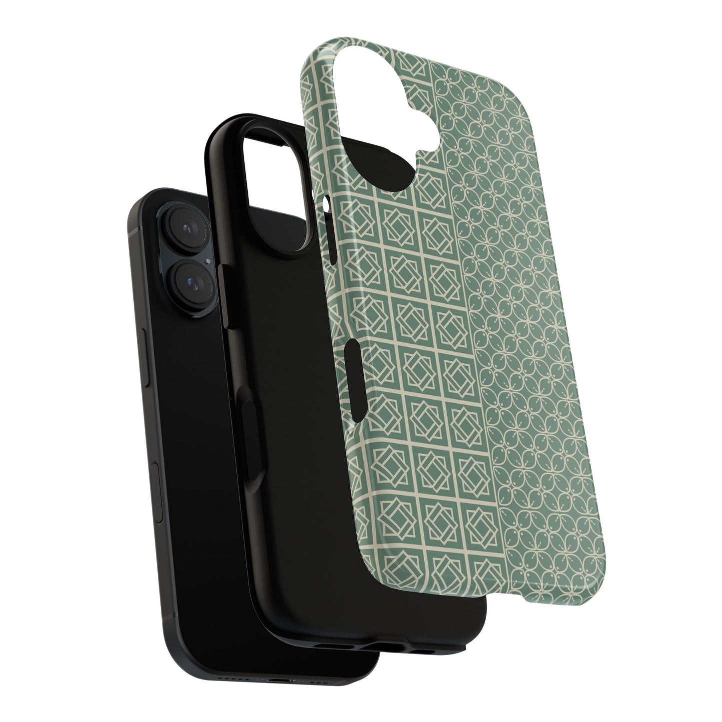 Stylish Phone Case with Geometric Patterns, Tough Cases, Durable Cell Phone Cover, Trendy Smartphone Accessory, Functional Gift Idea