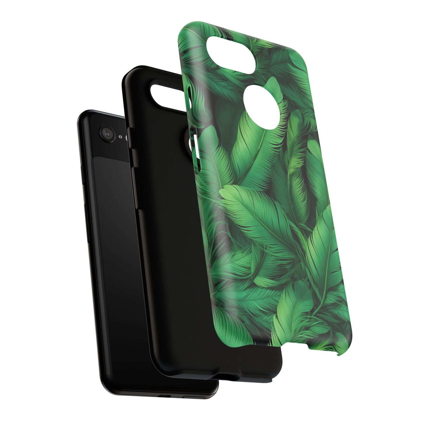Tough Cases - Tropical Leaf Phone Case, Nature-inspired, Phone Accessory, Gift for Her, Jungle Theme, Eco-Friendly