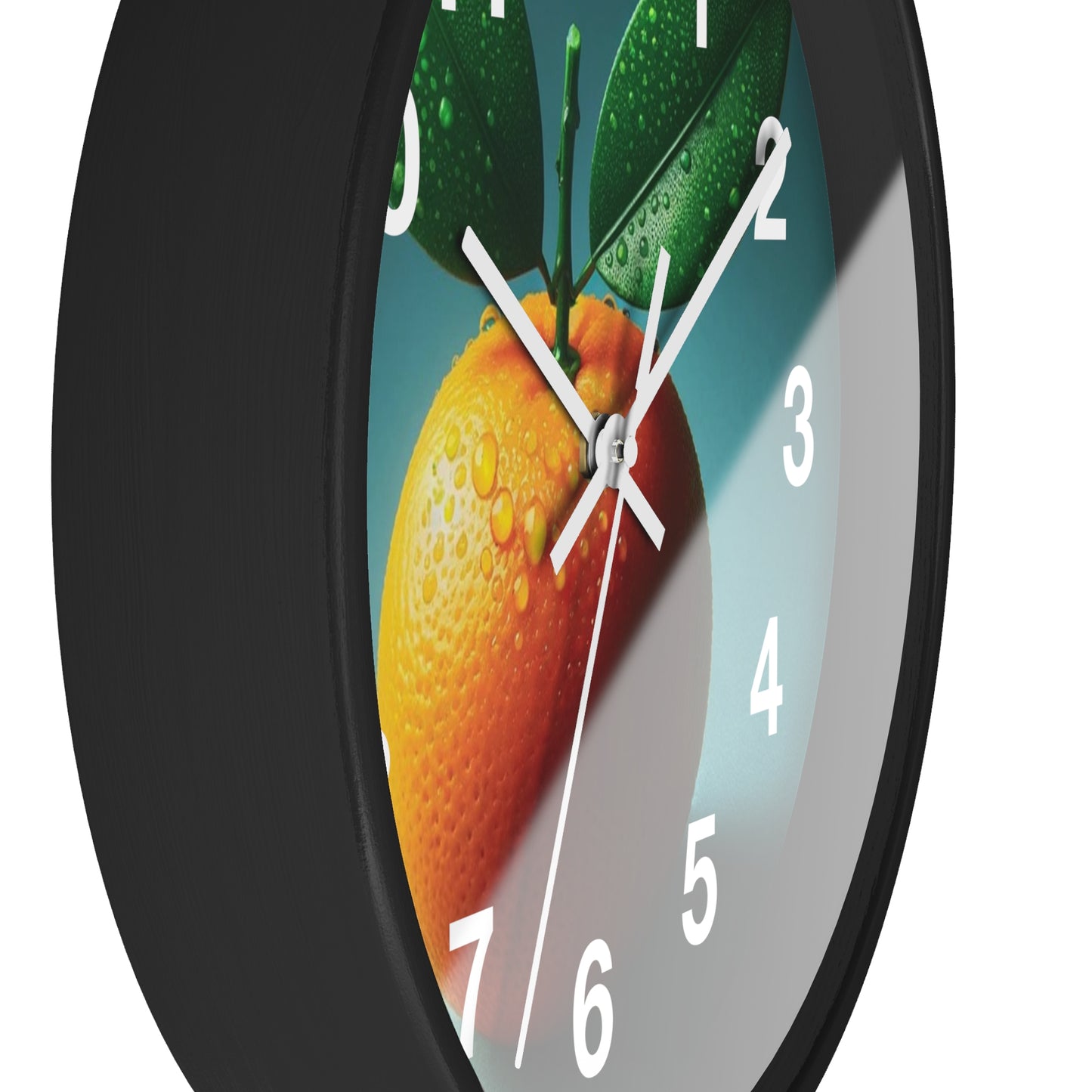 Citrus-Inspired Wall Clock | Fragrant Fruit Home Decor, Kitchen Wall Art