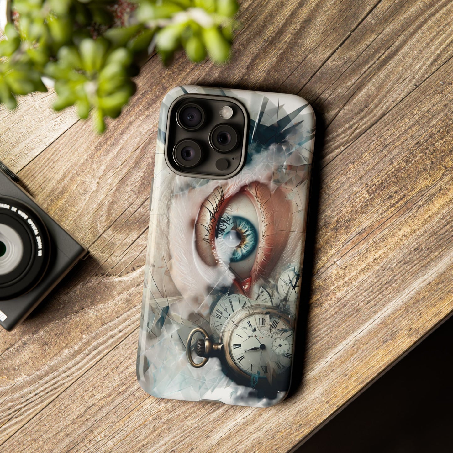Artistic Eye Phone Case, Unique Smartphone Cover, Whimsical Gift for Art Lovers, Trendy Tech Accessory, Birthday Present, Holiday Gift