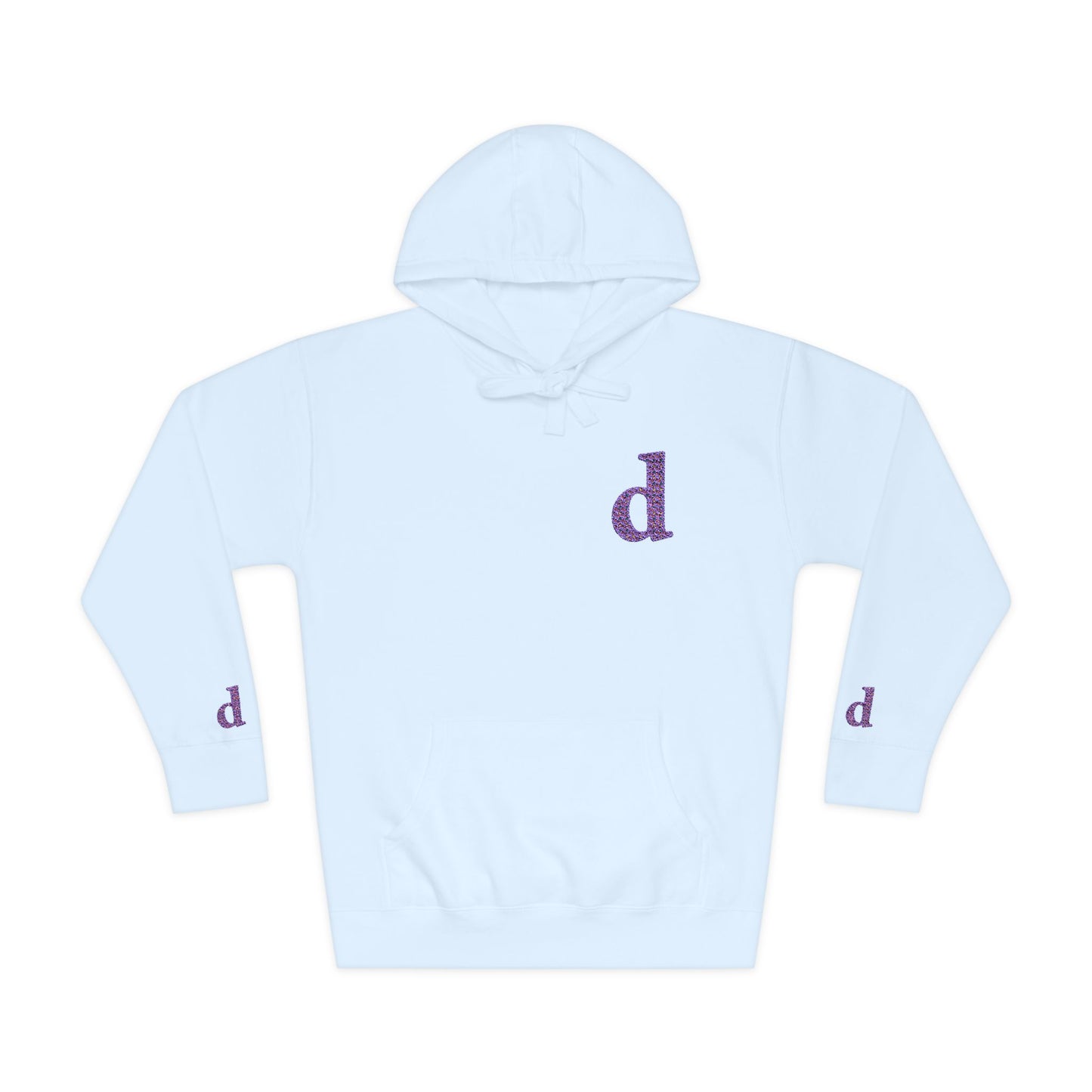 Floral Initial Unisex Fleece Hoodie | Cozy Casual Wear, Gifts for Her, Monogrammed Hooded Sweatshirt, Fall Fashion, Birthday Present