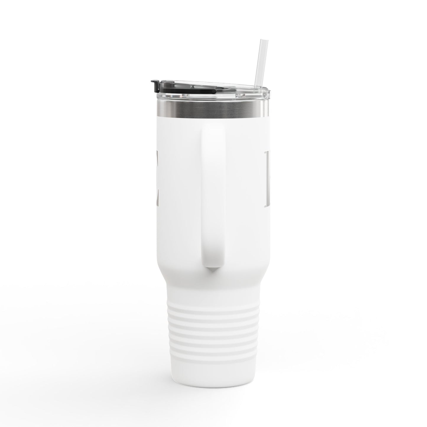 Personalized Insulated Travel Mug - Letter E, 40oz