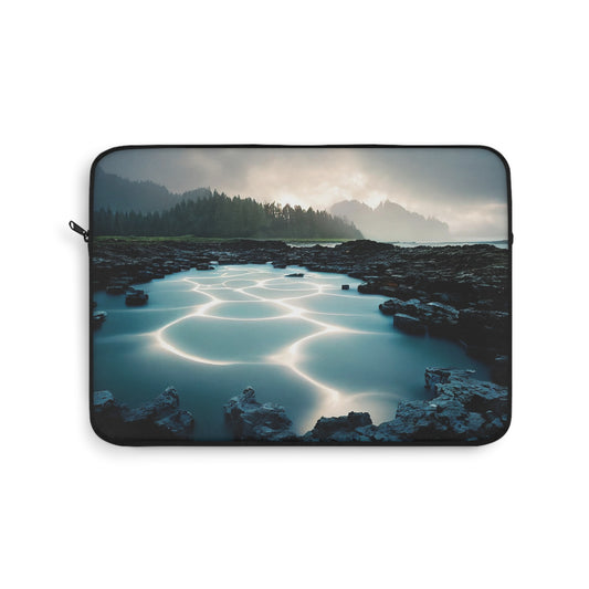 Nature-Inspired Laptop Sleeve with Tranquil Water Reflection, Eco-Friendly Tech Case, Gift for Him or Her, Stylish Work Bag, Artful [...]