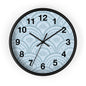 Coastal Blue Art Deco Wall Clock