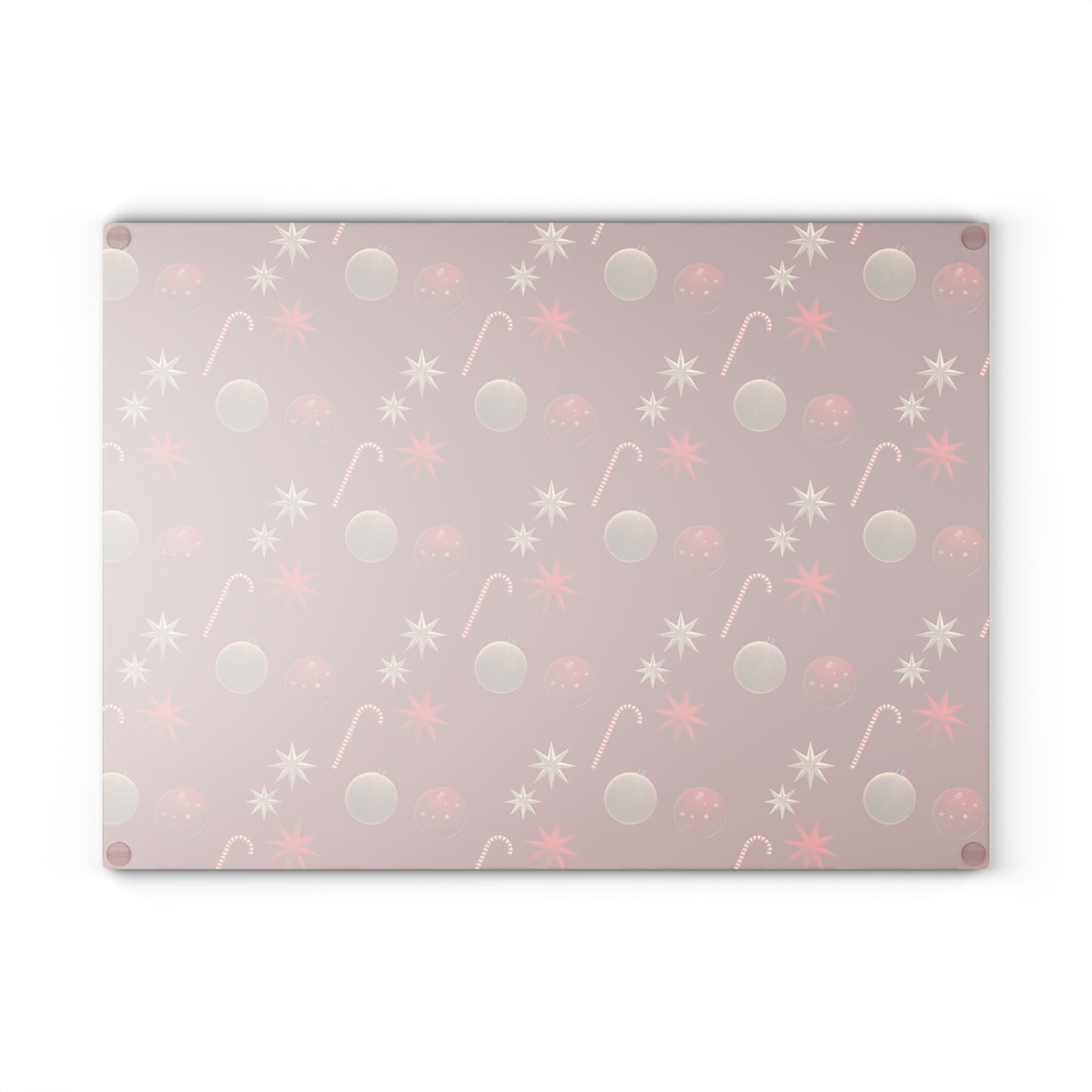 Festive Glass Cutting Board for Holiday Cooking, Christmas Kitchen Decor, Holiday Gift, Seasonal Homeware, Festive Hostess Gift
