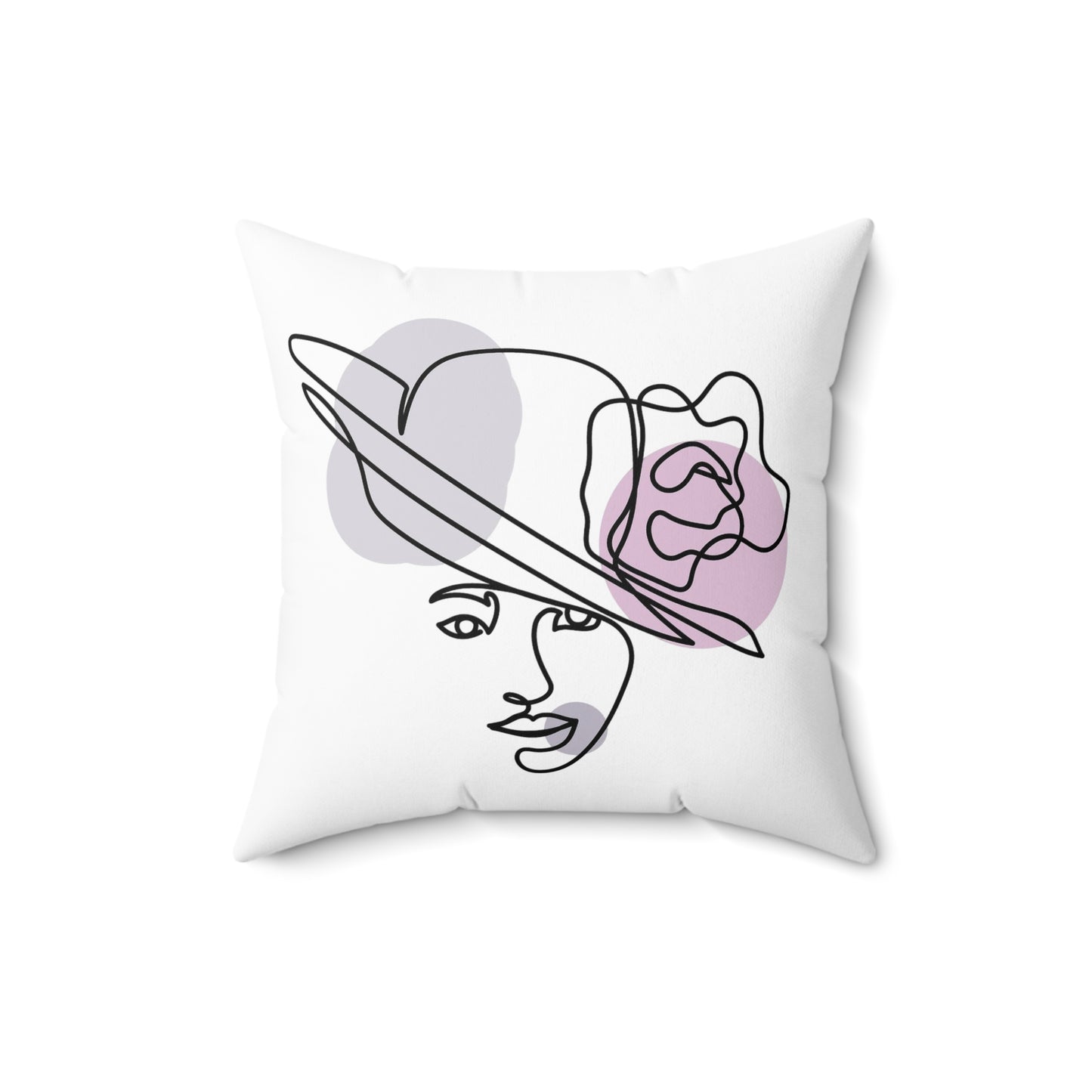 Elegant Fashion Illustration Pillow, Decorative Cushion, Home Decor, Gift for Fashion Lovers, Modern Art Pillows