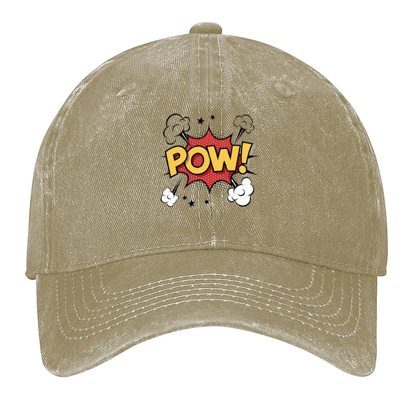 Cotton Vintage Washed Denim Baseball Cap