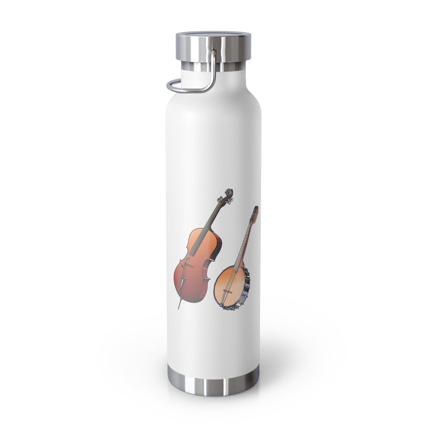 Musical Instruments Water Bottle | Copper Vacuum Insulated Bottle | Gift for Musicians, Music Lovers, Durable Travel Mug, Concert [...]