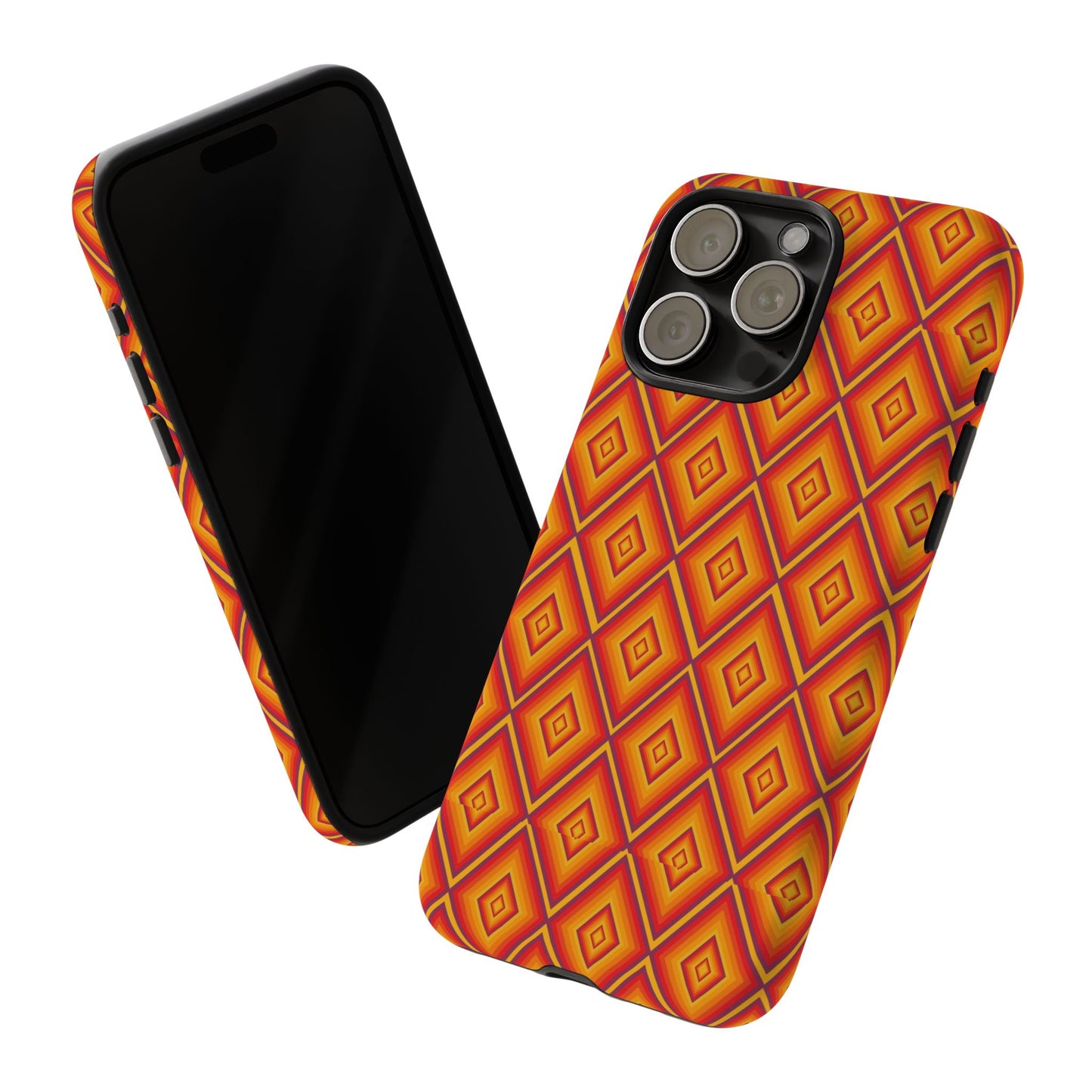 Geometric Phone Case, Tough Cases for Protection, Stylish Smartphone Cover, Vibrant Patterned Phone Accessory, Unique Gift Idea, [...]