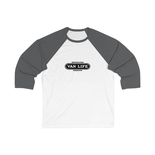 Van Life Unisex 3/4 Sleeve Baseball Tee - Perfect for Road Trips, Casual Outfits, Gifts for Adventurers, Summer Outings, Camping Gear