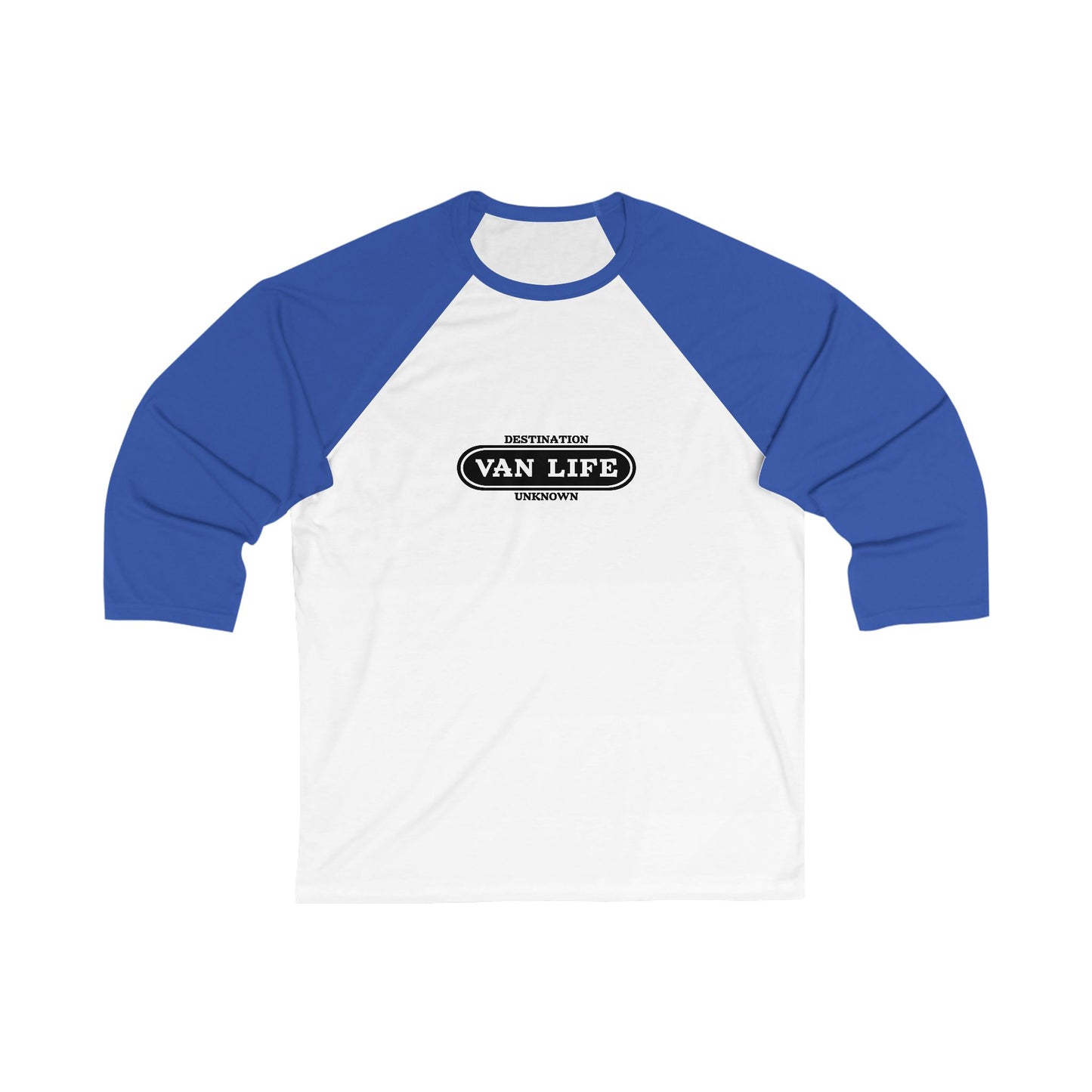 Van Life Unisex 3/4 Sleeve Baseball Tee - Perfect for Road Trips, Casual Outfits, Gifts for Adventurers, Summer Outings, Camping Gear
