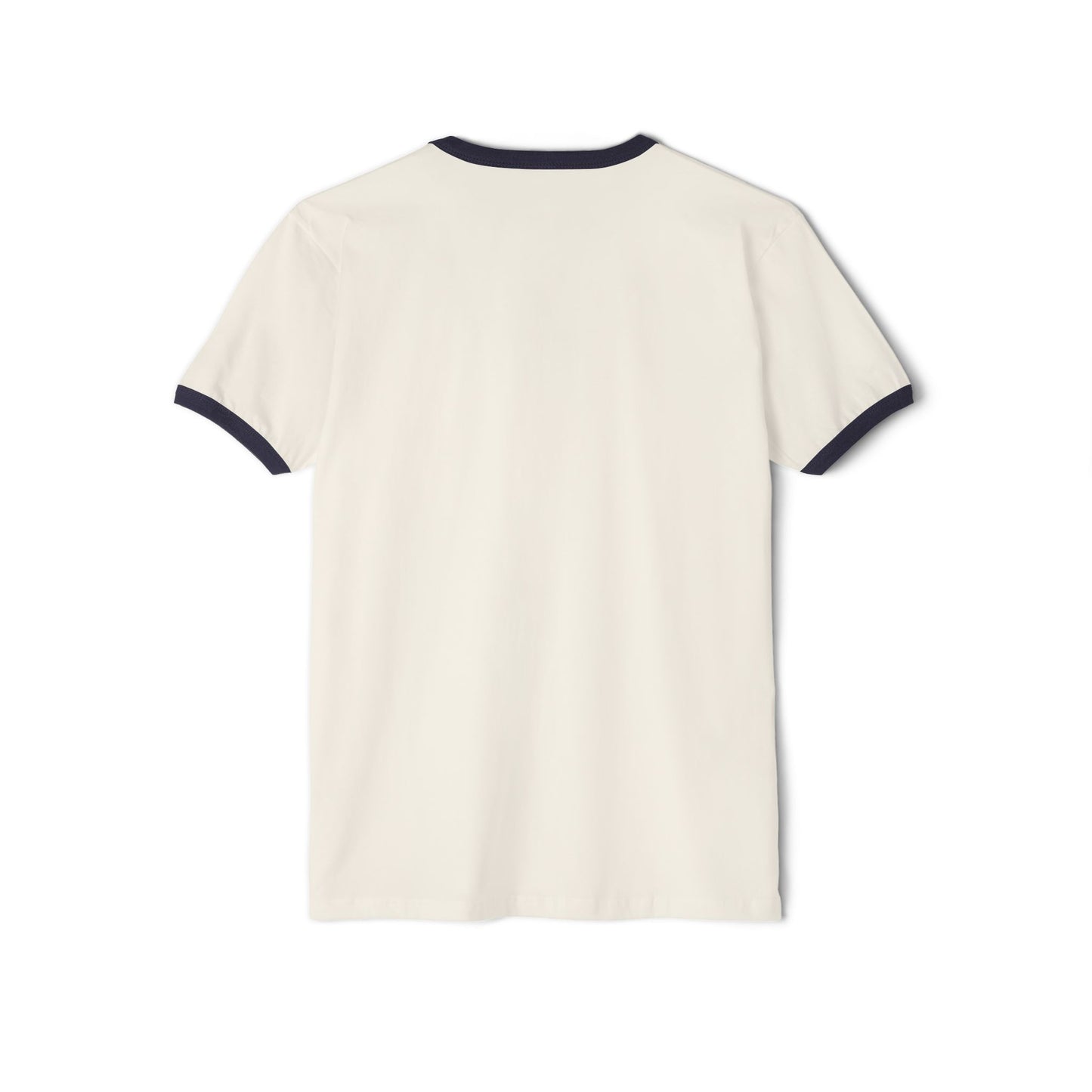 Surf Circle Ringer T-Shirt – Sunny Wave & Surfer Graphic