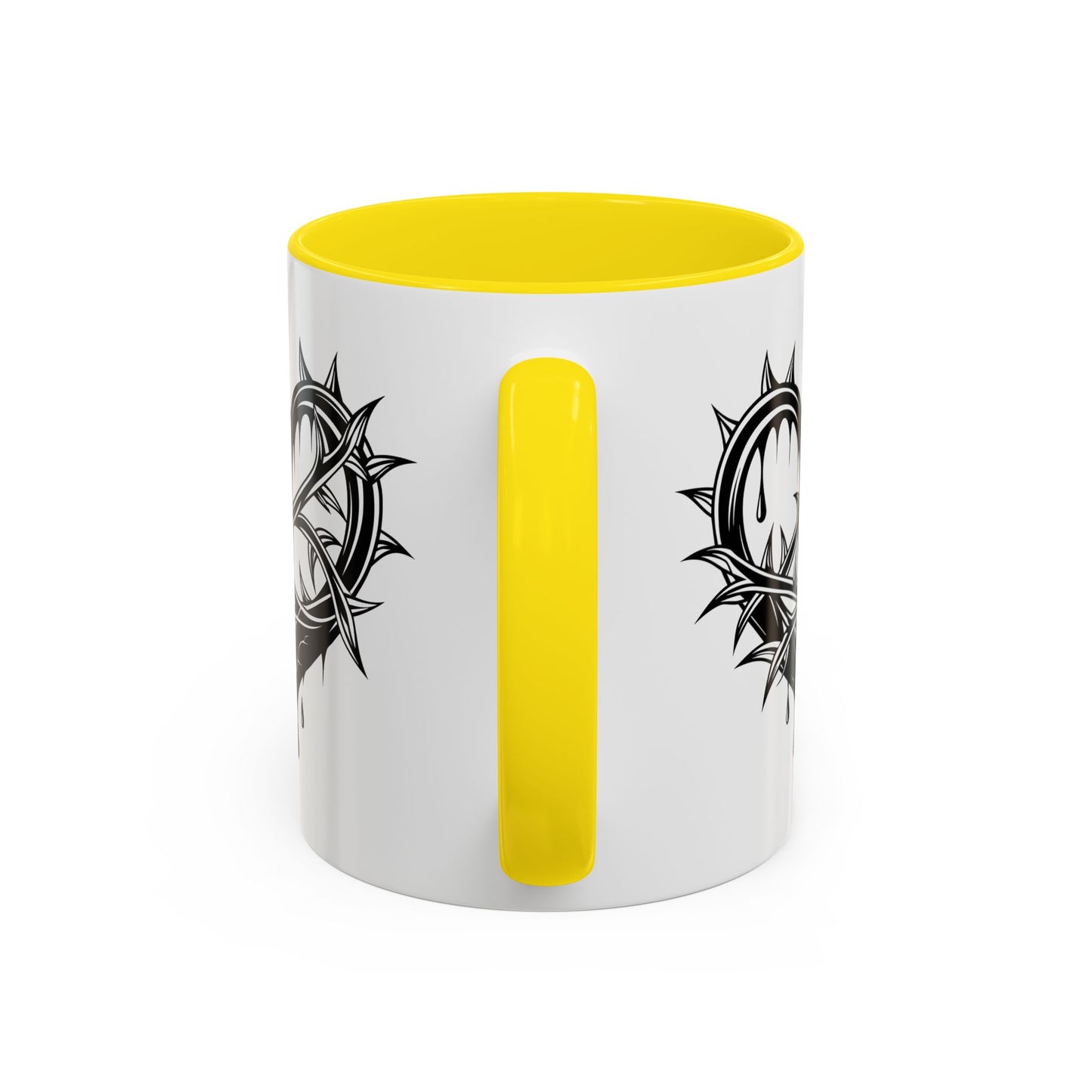 Gothic Heart Mug, Unique Art Coffee Cup for Gifting, Gothic Home Decor, Perfect for Friends, Gothic Style Drinkware