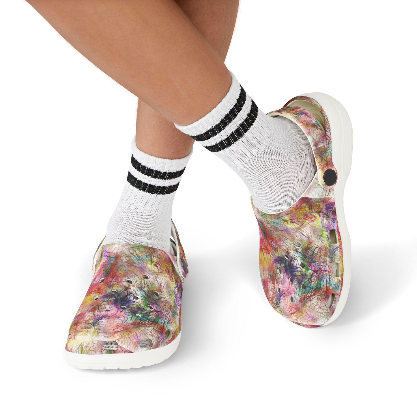 Brightly Colored Kid's EVA Foam Clogs, Fun Slip-On Shoes, Perfect for Play, Summer Outings, Gift for Kids, Comfortable Footwear