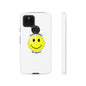 Happy Face Phone Case, Tough Cases, Don’t Worry, Be Happy, Cute Gift for Friends, Positive Vibes, Fun Mobile Accessories