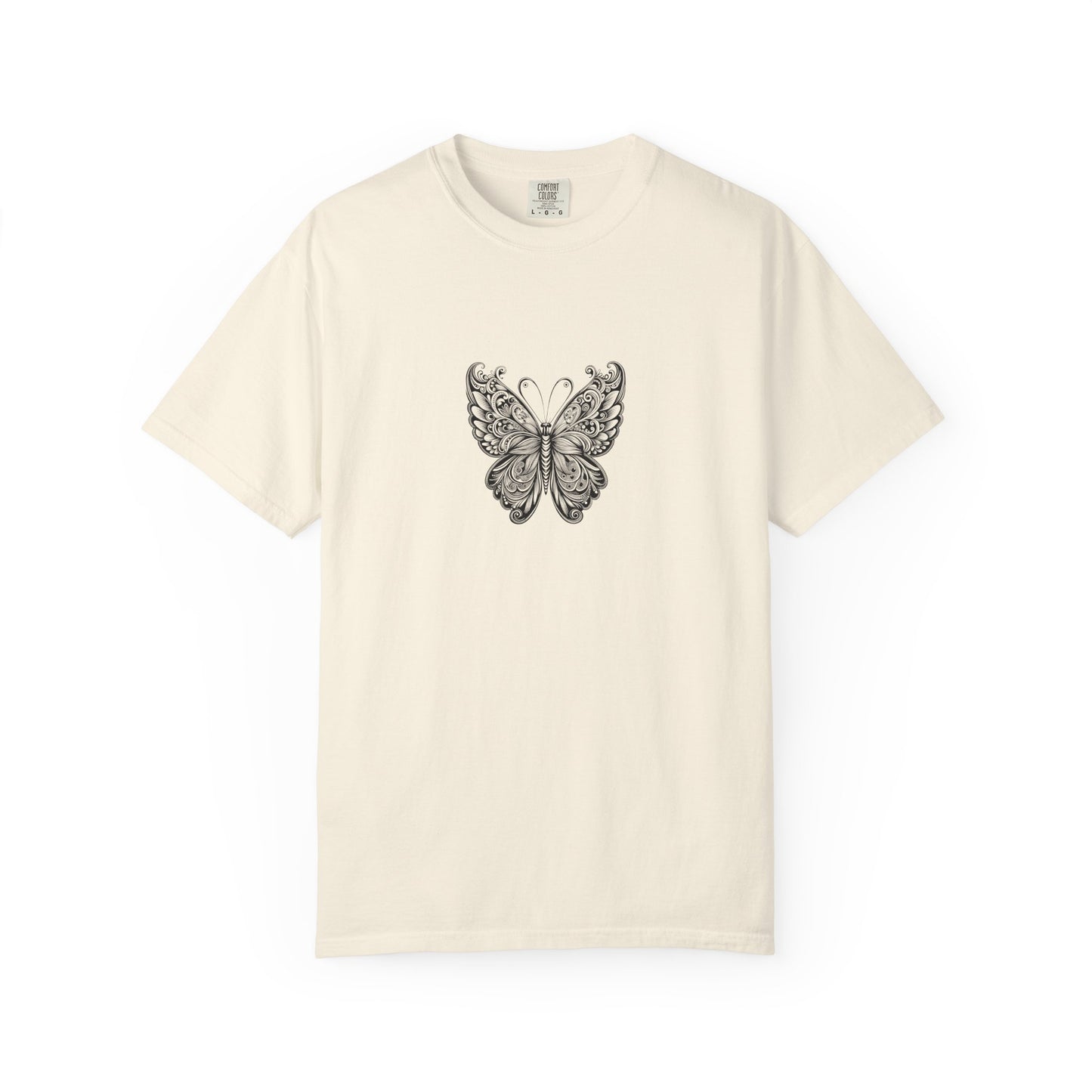 Bohemian Butterfly T-shirt, Unisex Clothing, Nature Inspired Tee, Gift for Her, Casual Wear, Summer Fashion