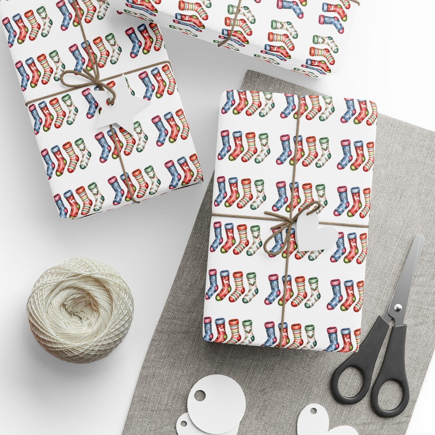 Holiday Candy Cane Pattern Wrapping Paper Roll — Festive Gift Wrap for Christmas & Seasonal Gifts
