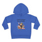 Whimsical Toddler Hoodie - I Want to Be Just Like My Daddy, Kids Pullover