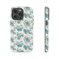 Floral Phone Case - Tough Cases, Durable Phone Cover, Cute Floral Design, Gift for Her, Trendy Phone Accessory, Spring Style