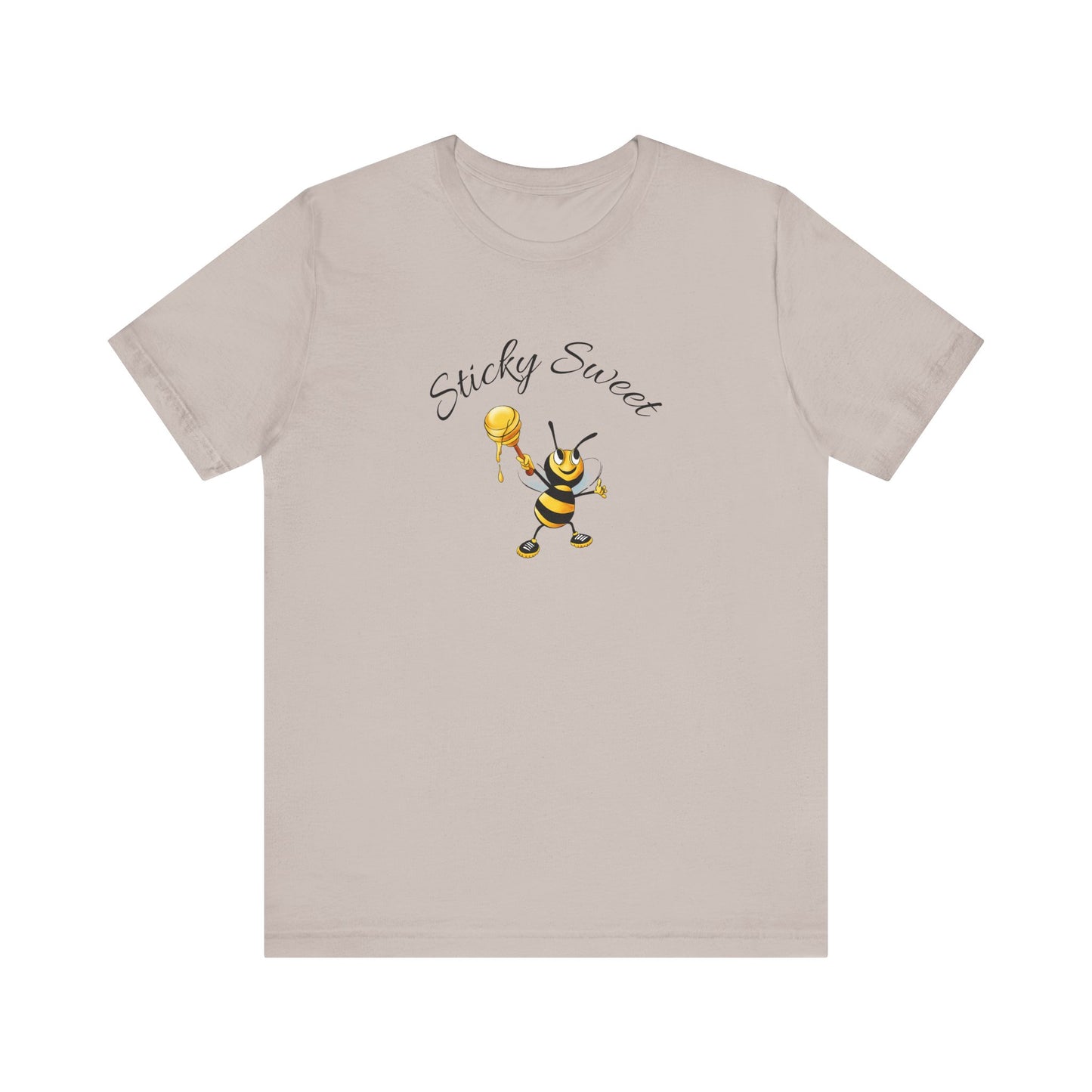 Sticky Sweet Bee Unisex Tee, Cute Bee T-Shirt, Honey Lover Gift