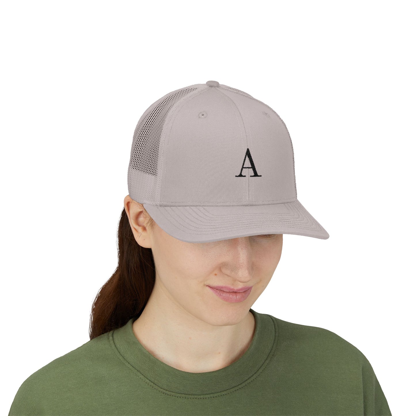 Snapback Trucker Cap - Letter A
