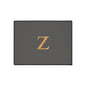 Gray and Gold Monogram Z Heavy-Duty Floor Mat