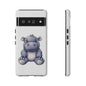 Cute Hippo Phone Case, Unique Tough Cases, Animal Lover Gift, Cute Animal Design, Baby Animal Phone Accessory
