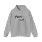 Party Time Unisex Hooded Sweatshirt, Fun Casualwear, Comfortable Gift, Perfect for Celebrations, Party-Outfit Essential