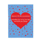 Heart Message Plush Blanket — 'Whenever life feels overwhelming…' Comfort Throw for Loved Ones