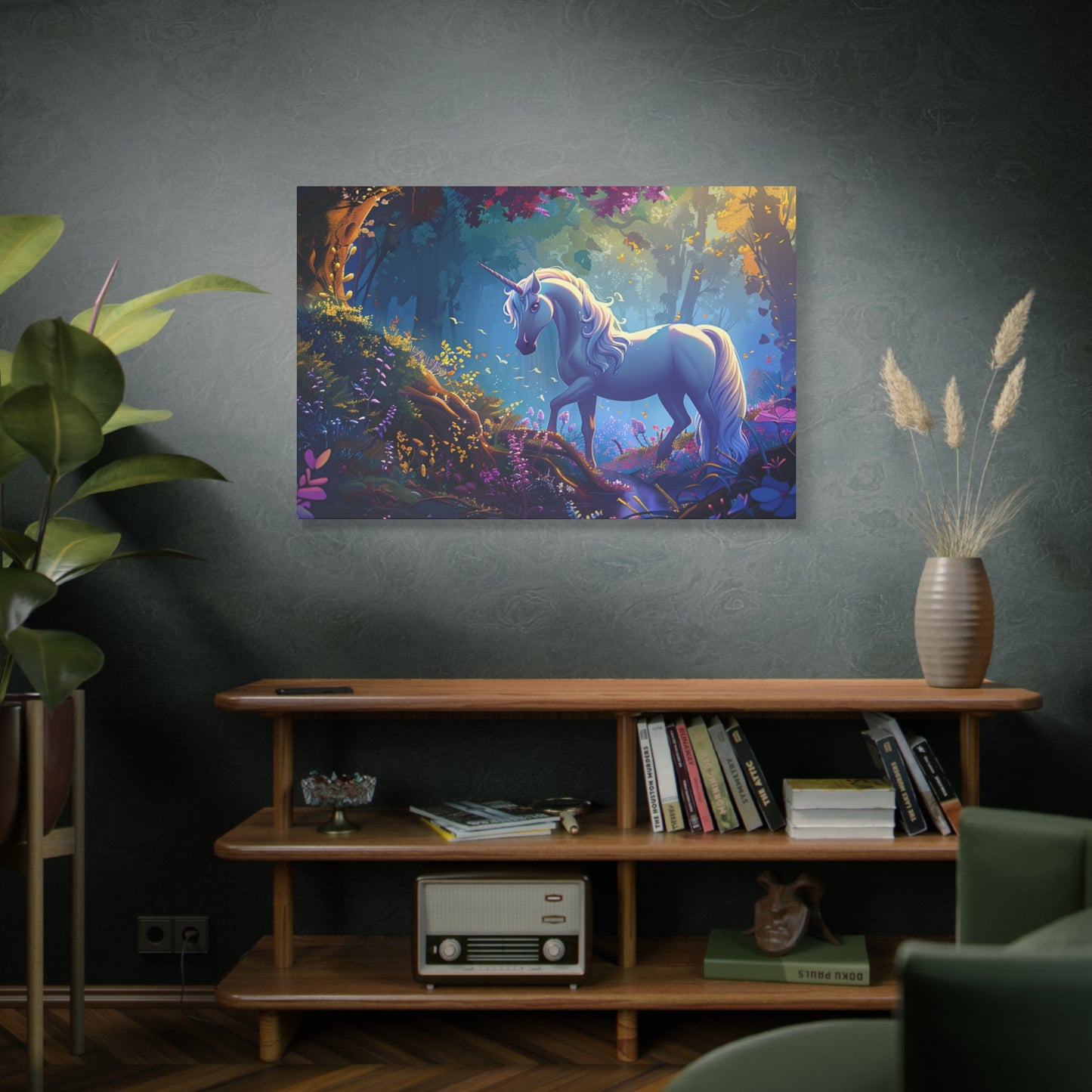 Matte Canvas, Stretched, 1.25" - Unicorn